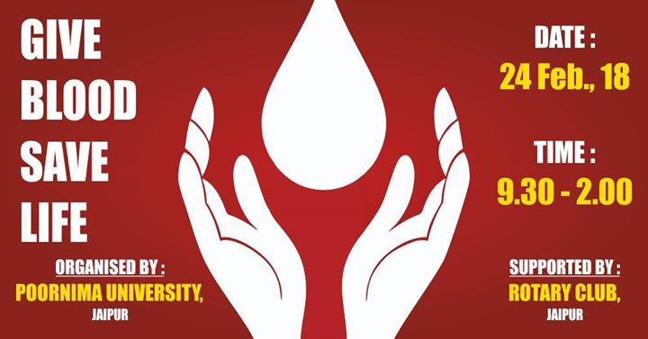 Blood Donation Campupcomming event at 02/24/2018 at 09:30 AM to 14:00 PM |  Wellness Offers | Book Appointment