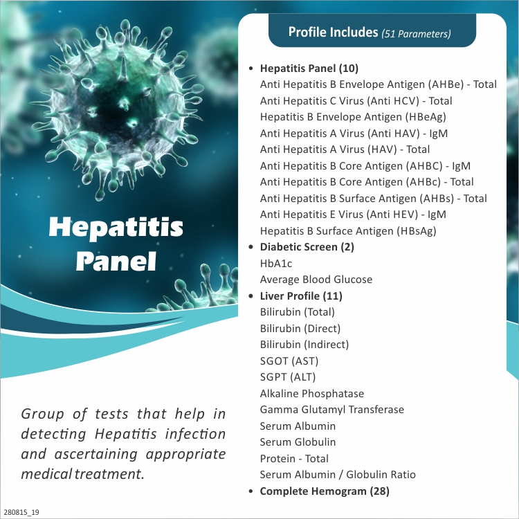 HEPATITIS PANEL (51 Tests )