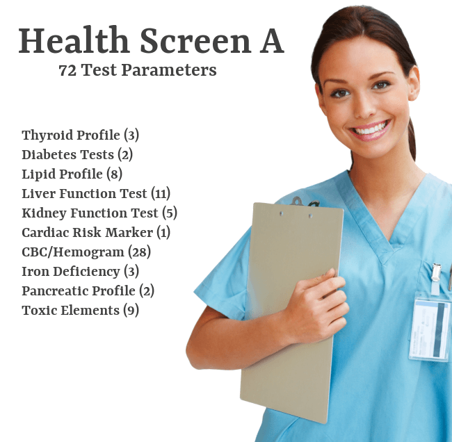 Healthscreen A New (72 Tests)