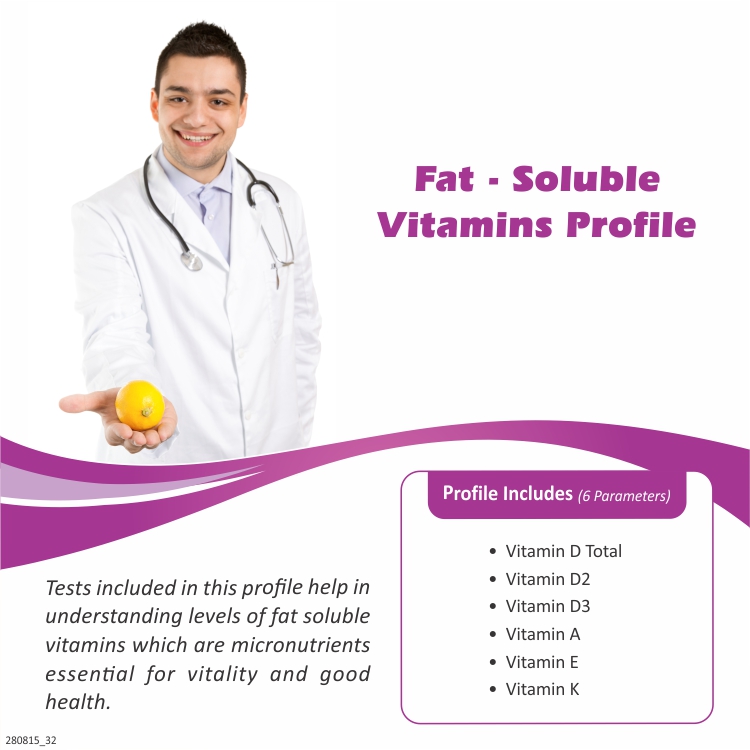 FAT-SOLUBLE VITAMINS PROFILE  (6 Tests)