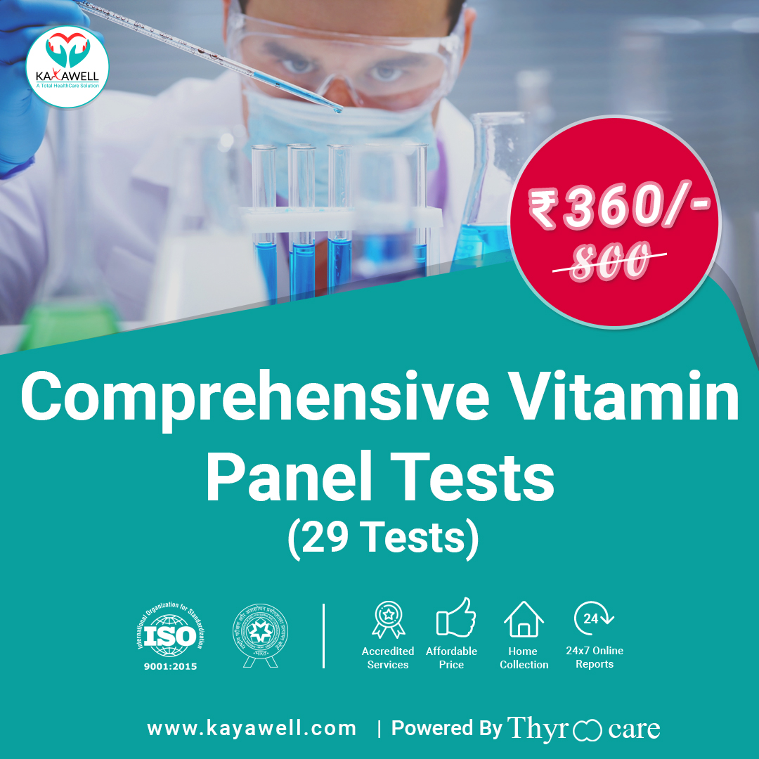 Comprehensive Vitamin Panel Tests (29 Tests)