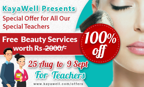 Teachers Day Salute Free Beauty Services for Teachers
