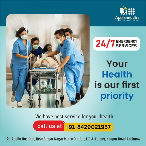 Apollo Medics Hospital, Lucknow from Apollo Medics Hospital, Lucknow Kanpur - Lucknow Rd, Sector B, Bargawan, ,Lucknow ,Uttar Pradesh, India | Kayawell