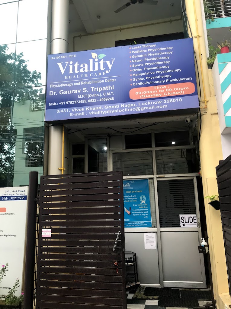 Vitality Physiotherapy Osteopathy And Rehabilitation Clinic from Vitality Physiotherapy Osteopathy And Rehabilitation Clinic 3/431, vivek khand 3, gomti nagar, lucknow, uttar pradesh 226010, Gomtinagar, Lucknow ,Lucknow ,Uttar Pradesh, India | Kayawell