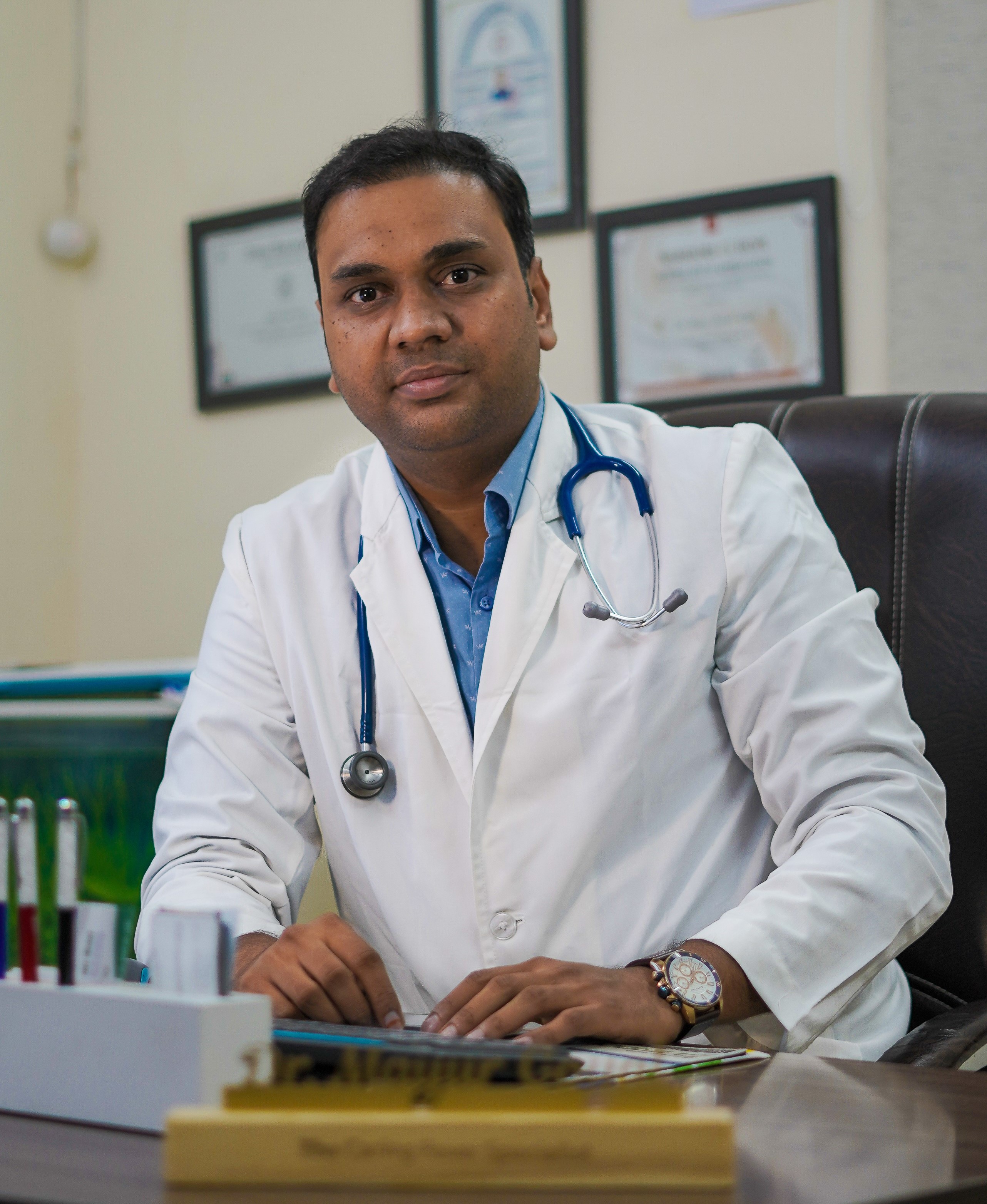 Dr. Mayur Goyal from B 15, Aravali Vihar, Near Lions Club, Vaishali Nagar ,Ajmer, Rajasthan, 305001, India 10 years experience in Speciality Pediatrician | Kayawell