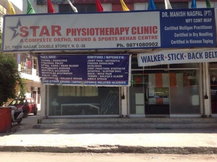  Star Physiotherapy from  Shop Number 3 And 4, 2/1, Double Storey, Prem Nagar-janakpuri, Opposite Pillar Numb ,Delhi, Delhi,  110058, India 0 years experience in Speciality Rehabilitation Center  | Kayawell