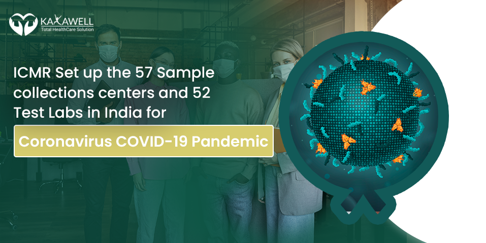 ICMR Set up the 57 Sample collections centers and 52 Test Labs in India for Coronavirus COVID-19 Pandemic