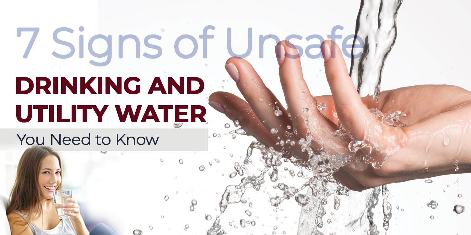 7 Signs Of Unsafe Drinking And Utility Water