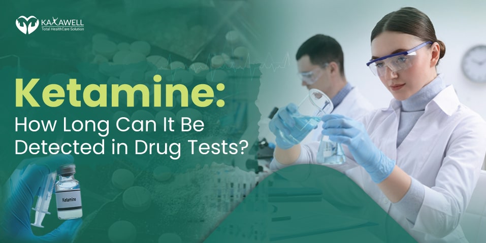 Ketamine detection in drug tests – lab researchers analyzing samples.