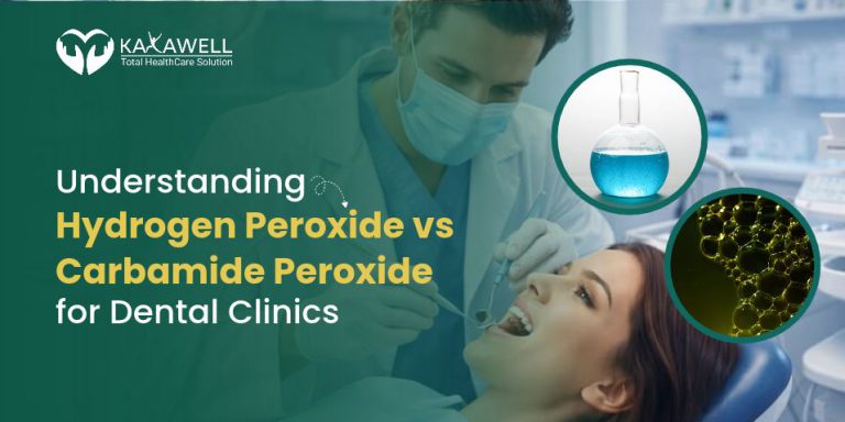 Hydrogen Peroxide vs Carbamide Peroxide for Teeth Whitening in Dental Clinics